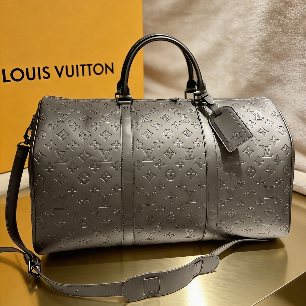 Louis Vuitton Keepall 50 Monogram Shadow Leather